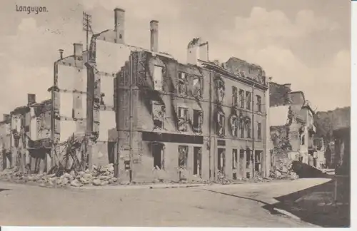 Longuyon Zerstörtes Haus feldpgl1915 201.057