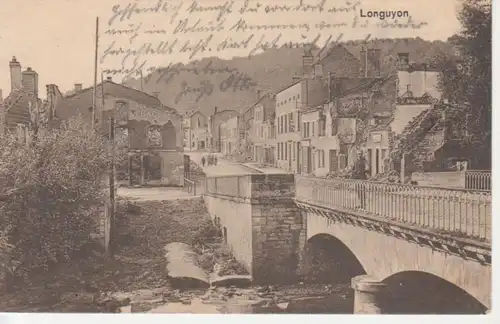 Longuyon Brücke und Straße feldpgl1915? 201.067