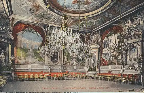 Baden-Baden Conversationshaus Salon gl1910 132.972