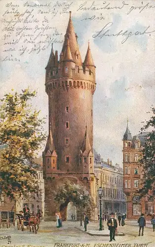 Frankfurt a.M. Eschenheimer Turm gl1911 132.246