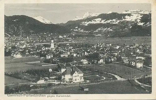 Garmisch-Partenkirchen Panorama feldpgl1918 128.159