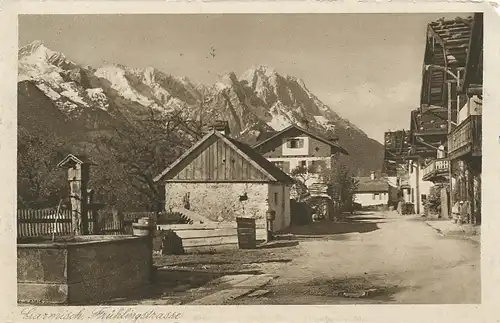 Garmisch Frühlingstraße gl1927 128.034