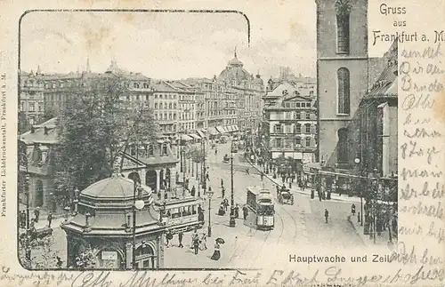 Frankfurt a.M. Hauptwache und Zeil gl1903 131.979