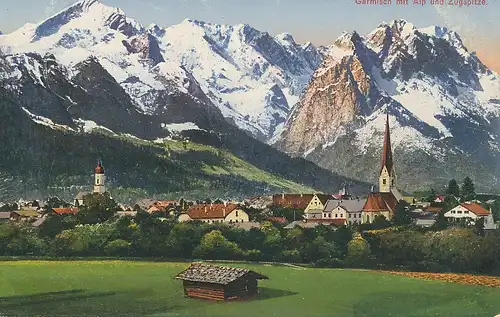 Garmisch mit Alp-und Zugspitze ngl 128.210