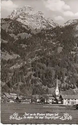 … in diesem Tal liegt Bayrischzell ngl B9616