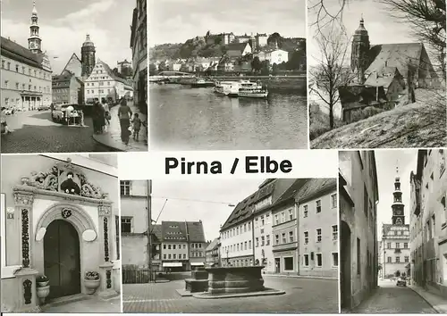Pirna /Elbe Teilansichten Mehrbildkarte ngl 127.467
