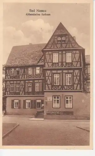 Bad Nassau Althessisches Rathaus gl1930 99.466