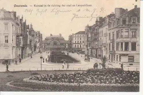 Ostende Kursaal Leopoldstraße feldpgl1917 203.959