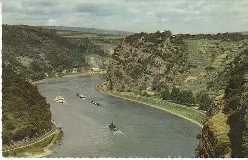 Der Rhein im Felsental der Loreley ngl C1500