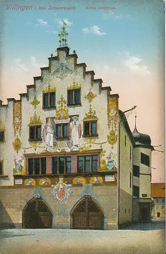 Villingen Altes Rathaus gl1917 133.208