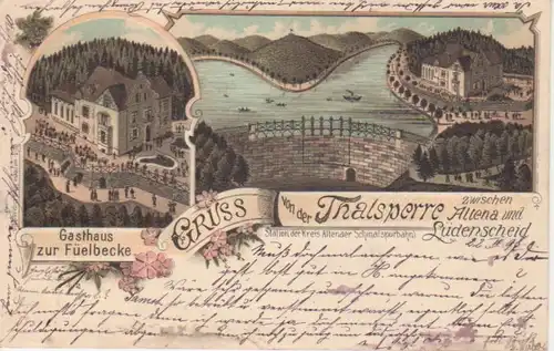 Lüdenscheid/Altena Talsperre Gasthaus gl1898 99.821