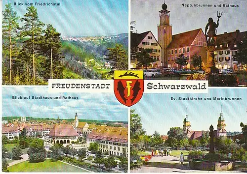 Freudenstadt Schwarzwald Mehrbildkarte ngl C0166