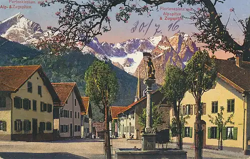 Partenkirchen Floriansplatz gl1916 128.300