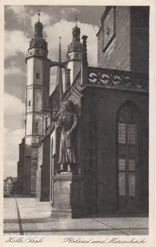 Halle a.S. Roland und Marienkirche gl1941 99.916