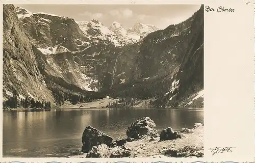 Der Obersee bei Garmisch-Partenkirchen ngl 128.153