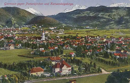 Garmisch und Partenkirchen Panorama ngl 128.090