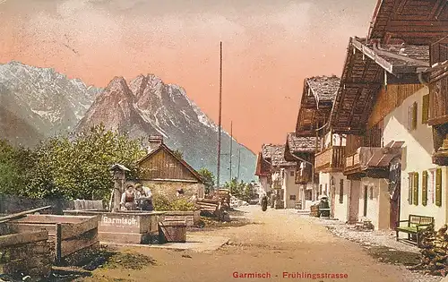 Garmisch Frühlingstraße gl1911 128.228