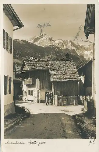 Partenkirchen Ballengasse gl1935 128.195