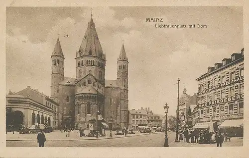 Mainz Liebfrauenplatz mit Dom ngl 130.721