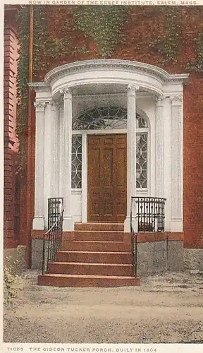 Salem Mass.The Gideon Tucker Porch ngl B9308