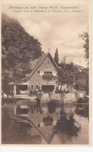 Stuttgart Bauausstellung Weinhaus am See gl1908 204.684