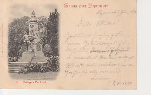 Bad Pyrmont Krieger-Denkmal gl1898 200.022