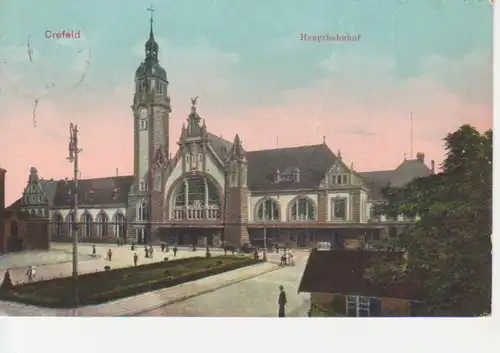 Krefeld Hauptbahnhof glca.1916 98.609