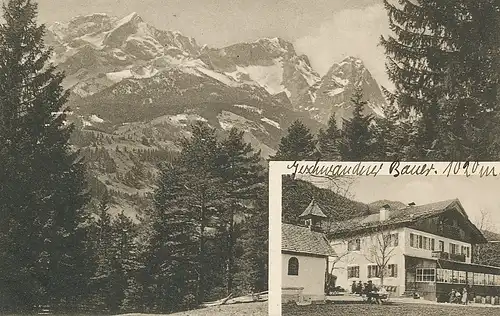 Garmisch Gschwandtnerbauer Alpenpanorama ngl 128.246