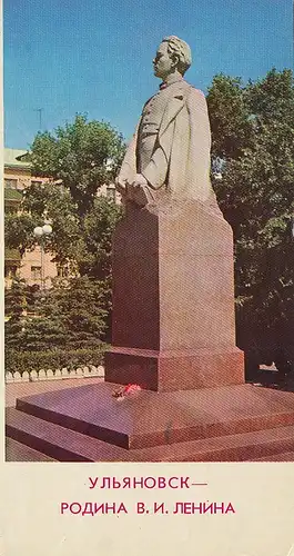 Uljanowsk Denkmal Klappkarte ngl 130.017