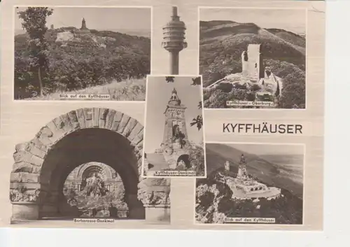 Kyffhäuser-Denkmal Mehrbildkarte gl1953? 95.857