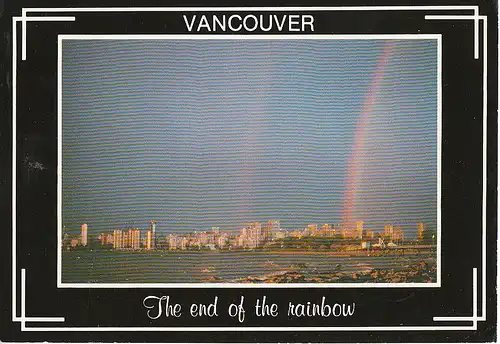 Vancouver The end of the rainbow gl1990 C1389