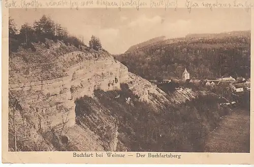 Buchfart b.Weimar Der Buchfartsberg gl1917 C2621