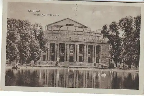 Stuttgart Neues Kgl.Hoftheater gl1919 C1409