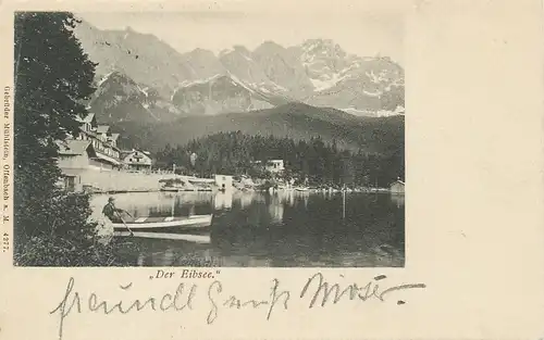 Garmisch-Partenkirchen Der Eibsee glca.1900 128.262