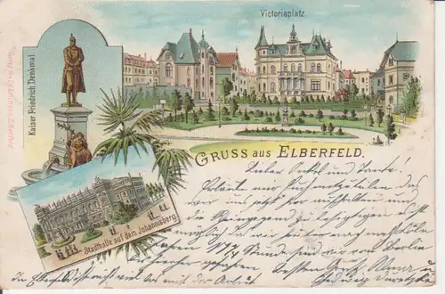 Elberfeld Victoriaplatz Stadthalle gl1899 99.745