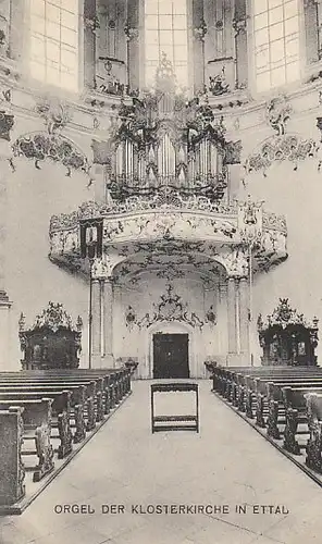 Ettal Klosterkirche Orgel ngl B9342