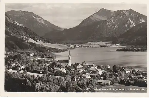 Schliersee mit Jägerkamp u.Brecherspitz gl1934 B9558