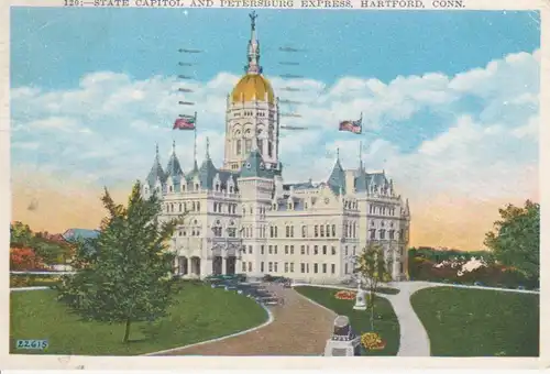 Hartford, Conn. State Capitol P. Express gl1934 204.646