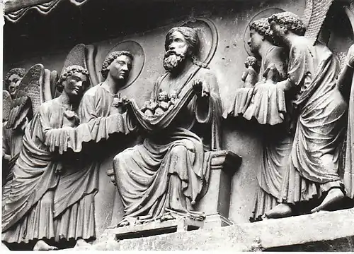 Reims Cathédrale Facade Nord Abraham ngl C2753