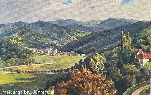 Freiburg Günterstal Panorama ngl 134.381