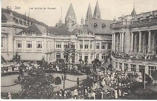 Spa Les jardins du Kursaal feldpgl1916 B9779