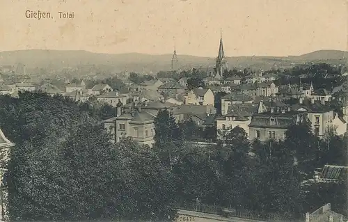 Gießen Panorama gl1914 130.494