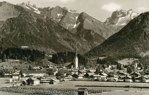 Oberstdorf Panorama mit Kratzer gl1964 135.228