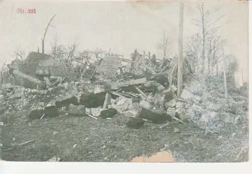 Zerstörtes Haus ngl 200.949