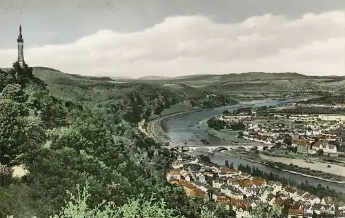 Trier Panorama mit Mariensäule ngl 134.212