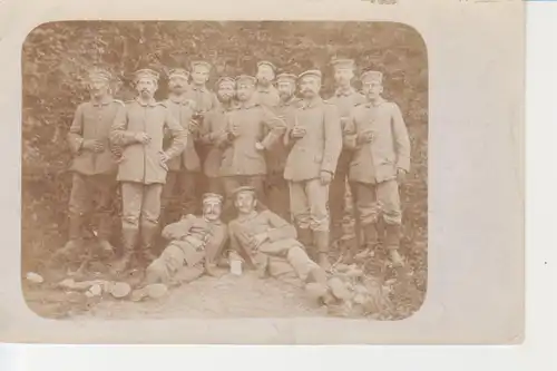 Soldaten-Gruppenbild feldpgl1915 201.222