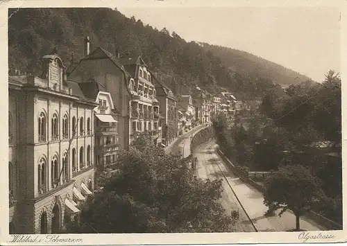 Bad Wildbad Olgastraße gl1932 133.624