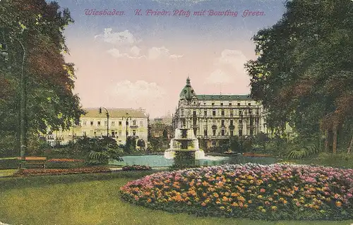 Wiesbaden K.-Friedr.-Platz Blumengarten ngl 130.217