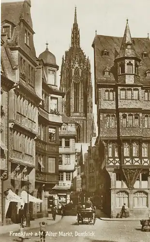 Frankfurt a.M. Domblick vom alten Markt ngl 132.111