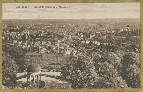 Wiesbaden Panorama gl1926 130.155